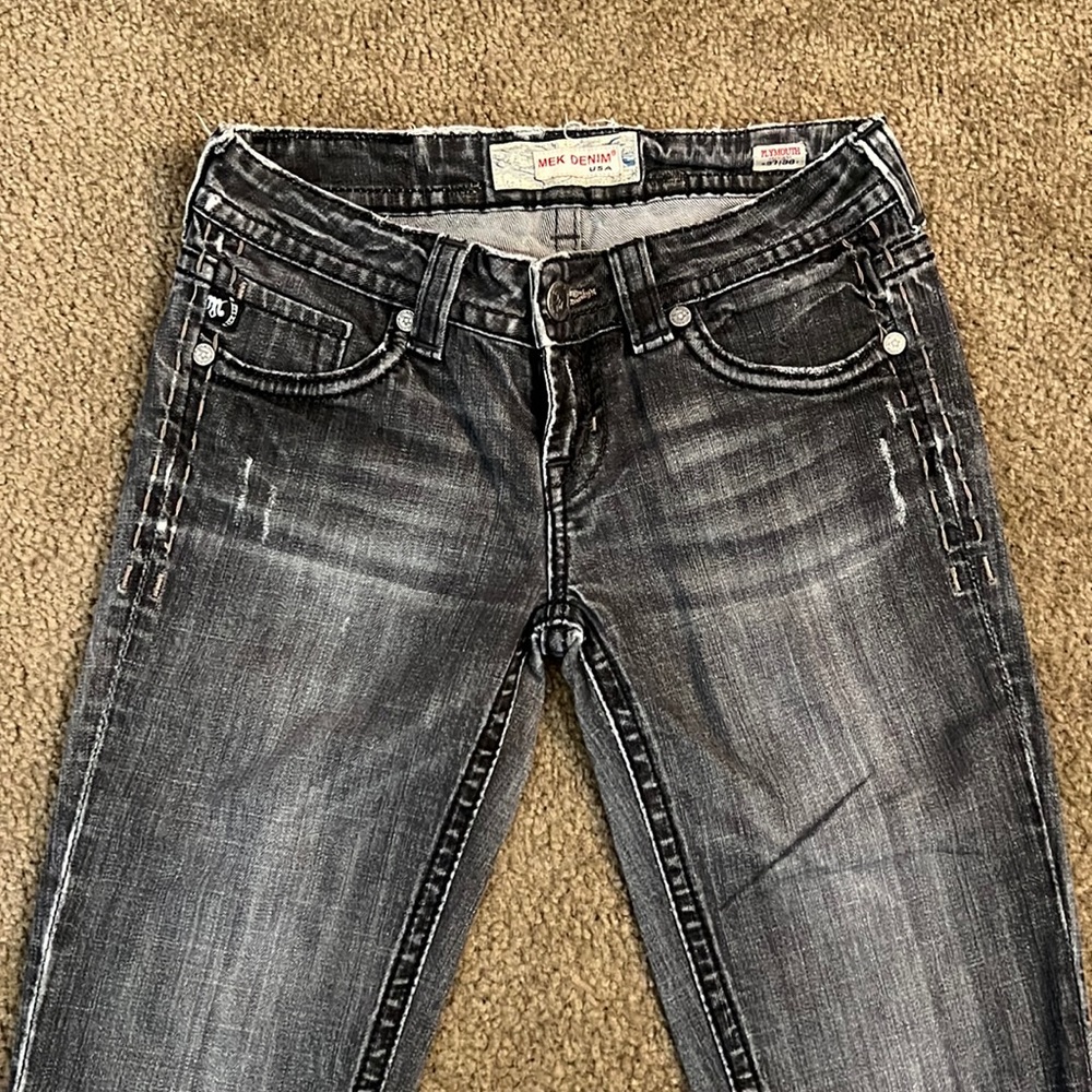 MEK Black Denim Jeans Size 27